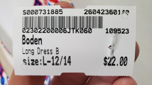 Vist Large View of Product Image Which is Used Unbranded Long Dress B S-4/6