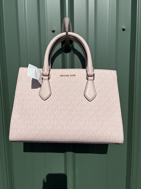 Vist Large View of Product Image Which is Used Michael Michael Kors Large Leather Handbag