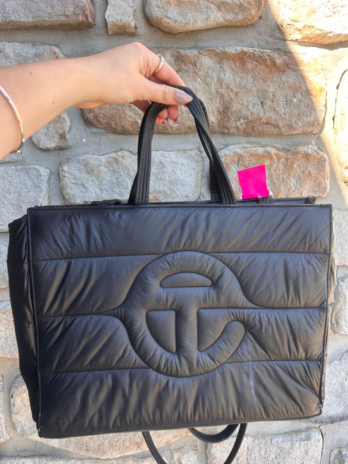 Vist Large View of Product Image Which is Used Telfar Xlarge Leather Handbag