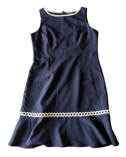Vist Large View of Product Image Which is Gently used Karl Lagerfeld Paris short dress L-12/14
