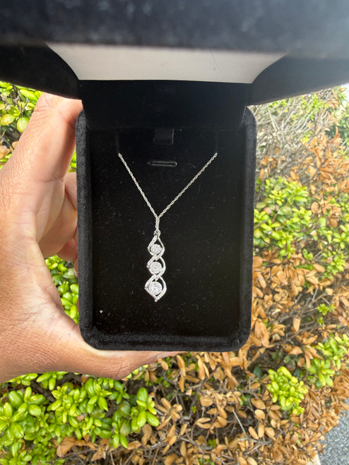Vist Large View of Product Image Which is Used Sterling Silver  Necklace