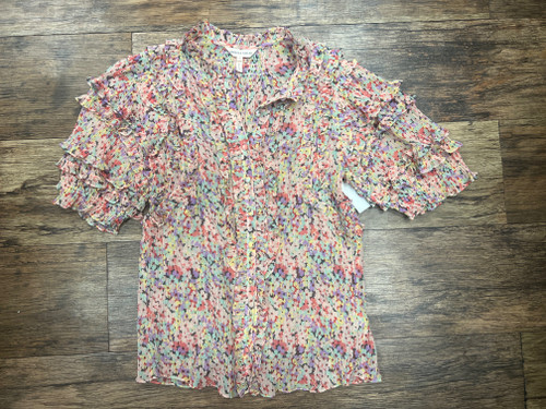 Vist Large View of Product Image Which is Used Rebecca Taylor Short Sleeve Top S-4/6