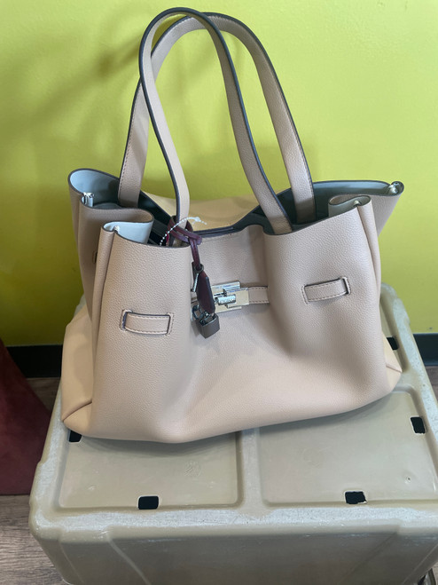 Vist Large View of Product Image Which is Used DKNY Small Leather Handbag