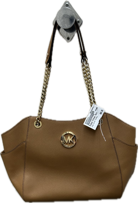 Vist Large View of Product Image Which is Used Michael Michael Kors Large Leather Handbag