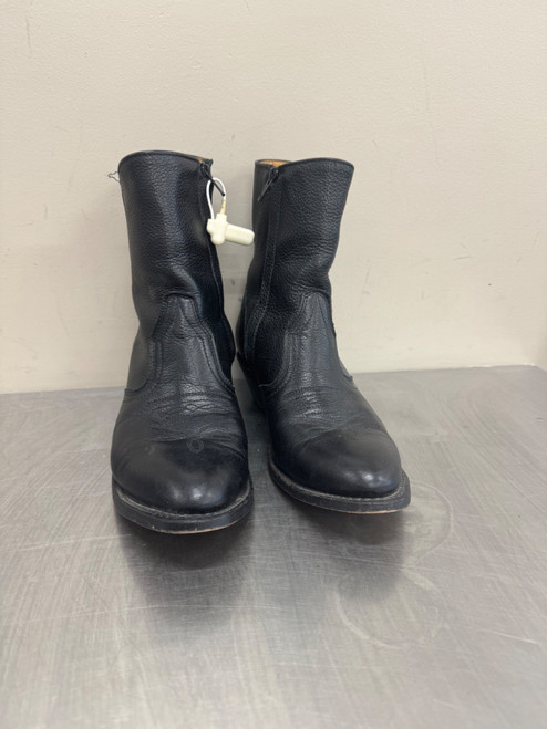 Vist Large View of Product Image Which is Used black sliver rebel  Ankle Boots 6.5