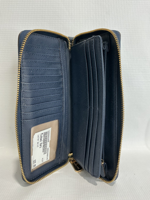 Vist Large View of Product Image Which is Used Michael Kors Leather Wallet