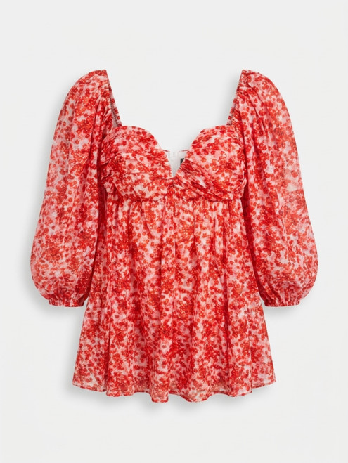 Vist Large View of Product Image Which is Used Bardot Short Dress F L-12/14
