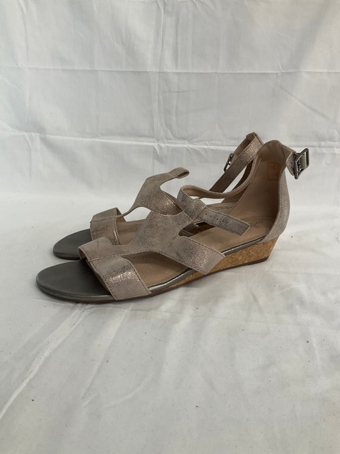 Vist Large View of Product Image Which is Used Clarks Wedge Sandals 9.5