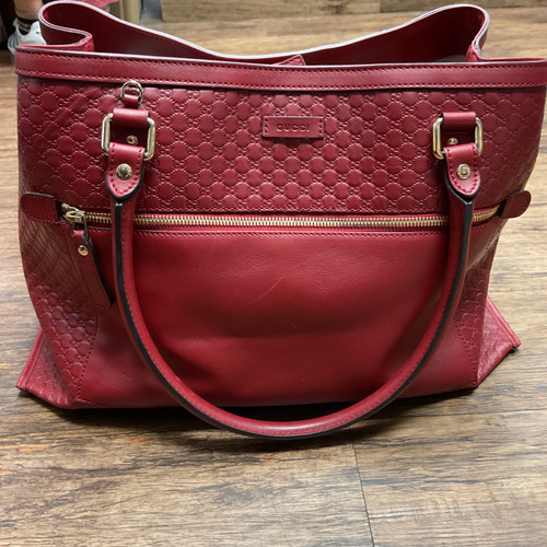 Vist Large View of Product Image Which is Used Gucci Xlarge Leather Handbag