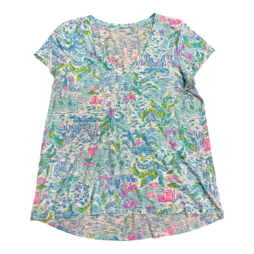 Vist Large View of Product Image Which is Used Lilly Pulitzer Short Sleeve Top L-12/14