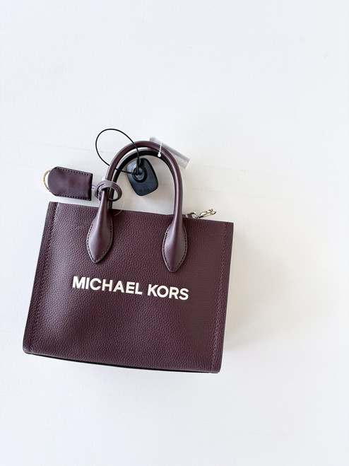 Vist Large View of Product Image Which is Used Michael Michael Kors Large Leather Handbag