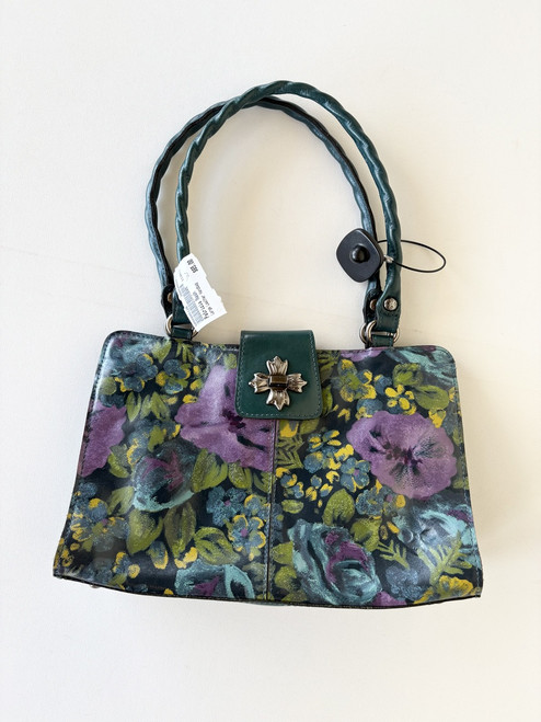 Vist Large View of Product Image Which is Used Patricia Nash Large Leather Handbag