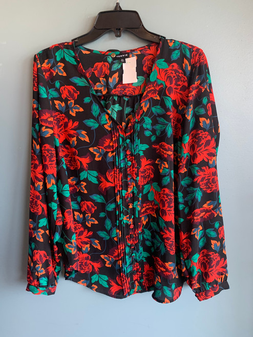 Vist Large View of Product Image Which is Used Torrid Long Sleeve Top M-8/10