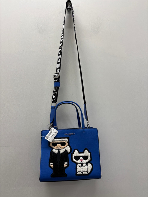 Vist Large View of Product Image Which is Used Karl Lagerfeld Large Leather Handbag