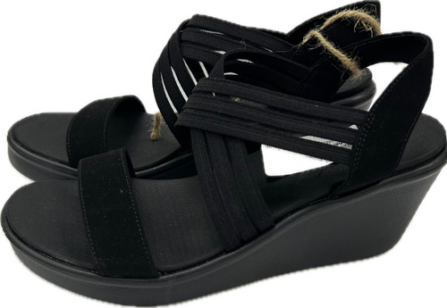Vist Large View of Product Image Which is Used Skechers Wedge Sandals 9