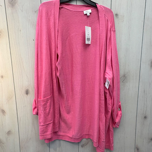 Vist Large View of Product Image Which is Used Kim Rogers Lightweight Sweater 3X-22