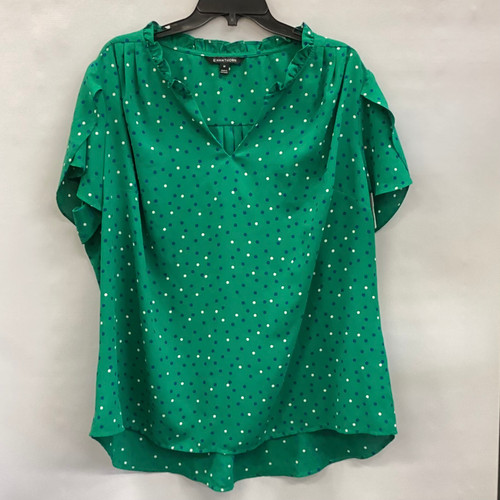 Vist Large View of Product Image Which is Used 41 Hawthorn Short Sleeve Top 2X-20