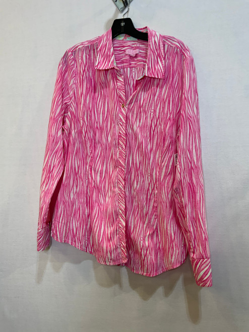 Vist Large View of Product Image Which is Used Lilly Pulitzer Long Sleeve Top XL-16