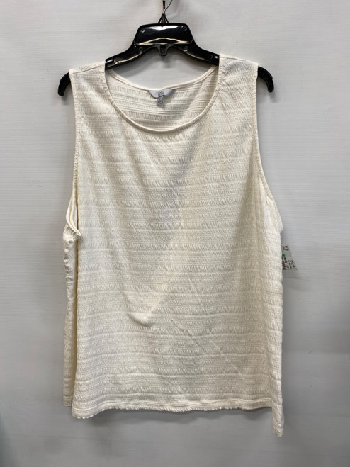 Vist Large View of Product Image Which is Used Croft & Barrow Sleeveless Top 3X-22