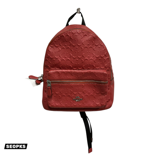 Vist Large View of Product Image Which is Used Coach Large Leather Handbag
