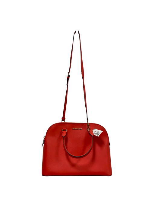 Vist Large View of Product Image Which is Used Michael Michael Kors Large Leather Handbag
