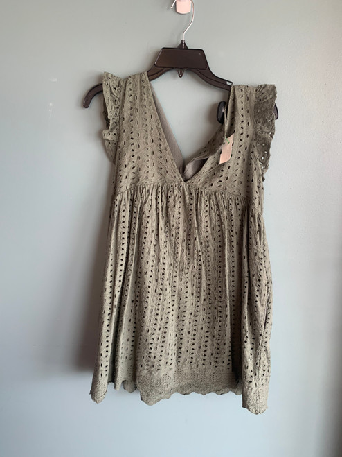 Vist Large View of Product Image Which is Used Mustard Seed Romper M-8/10