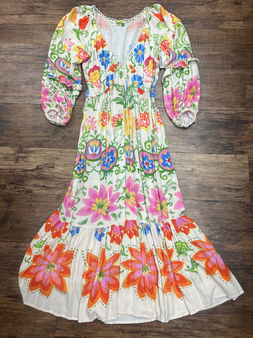 Vist Large View of Product Image Which is Used Farm Rio Long Dress B S-4/6