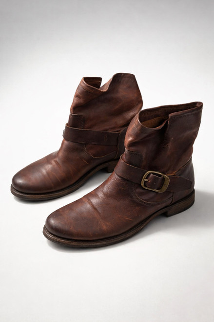 Vist Large View of Product Image Which is Used Frye Ankle Boots 6.5