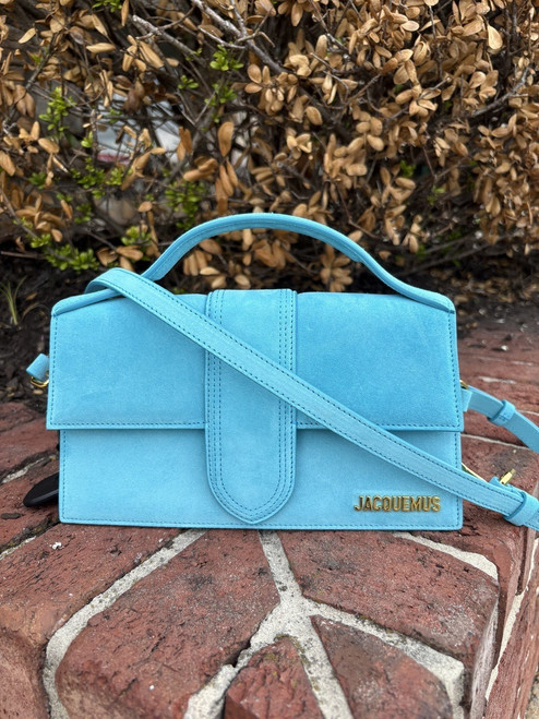 Vist Large View of Product Image Which is Used Jacquemus Suede Handbag