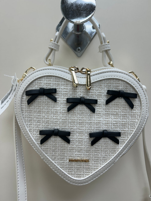Vist Large View of Product Image Which is Used Samantha Vega  Small Leather heart Handbag