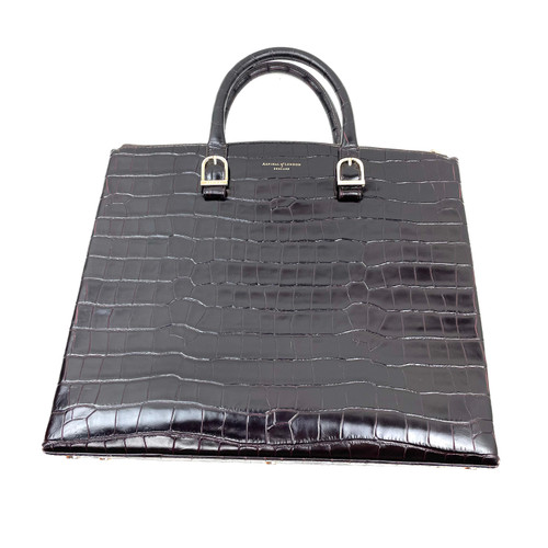 Vist Large View of Product Image Which is Used Aspen of London Large Leather Handbag