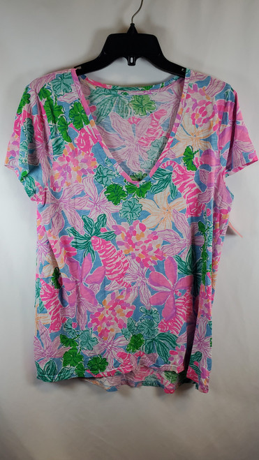 Vist Large View of Product Image Which is Used Lilly Pulitzer T-Shirt L-12/14