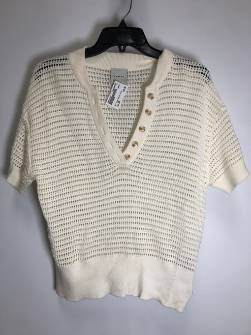 Vist Large View of Product Image Which is Used Varley Short Sleeve Sweater XXS