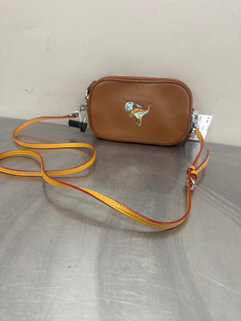 Vist Large View of Product Image Which is Used  brown Coach Small Leather Handbag