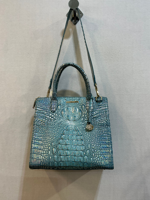 Vist Large View of Product Image Which is Used Brahmin Large Leather Handbag
