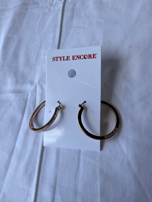 Vist Large View of Product Image Which is Used Coach Earrings