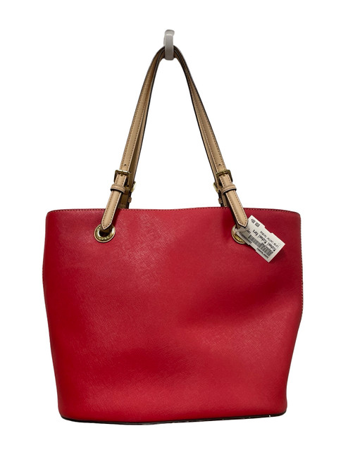 Vist Large View of Product Image Which is Used Michael Michael Kors Large Leather Handbag