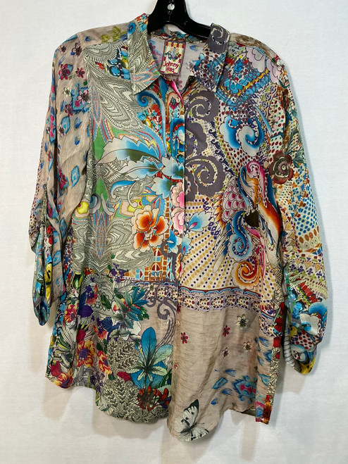 Vist Large View of Product Image Which is Used Johnny Was Long Sleeve Top S-4/6