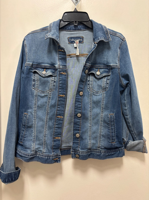 Vist Large View of Product Image Which is Used Maurices Denim Jacket M-8/10