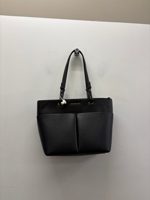 Vist Large View of Product Image Which is Used Black Michael Michael Kors Large Leather Handbag