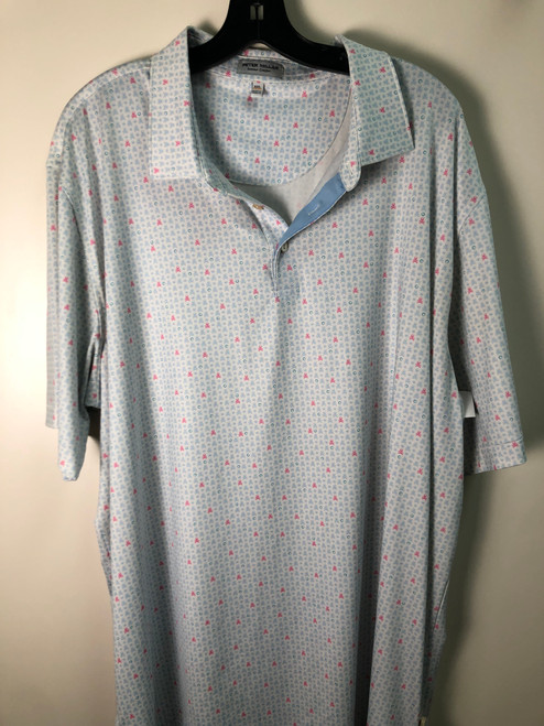 Vist Large View of Product Image Which is Used Peter Millar Mens Short Sleeve Top 2X/18-18.5