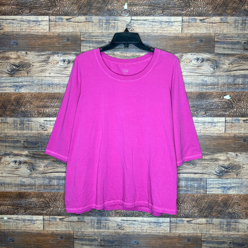 Vist Large View of Product Image Which is Used Eileen Fisher Long Sleeve T-Shirt XL-16