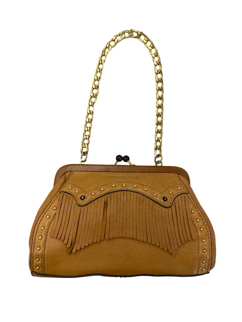 Vist Large View of Product Image Which is Used Michael Michael Kors Small Leather Handbag