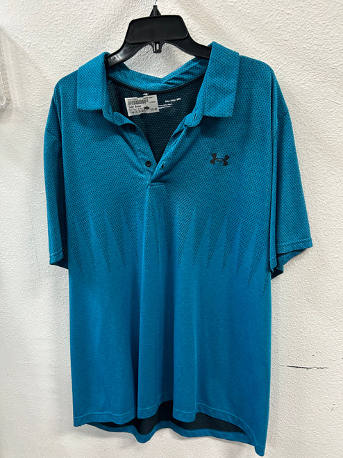 Vist Large View of Product Image Which is Used Under Armour Mens Short Sleeve Top 3X/19-19.5