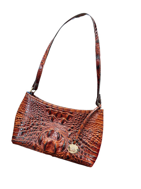 Vist Large View of Product Image Which is Used Brahmin Small Leather Handbag