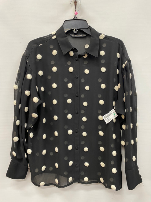 Vist Large View of Product Image Which is Used Zara Basic Long Sleeve Top M-8/10
