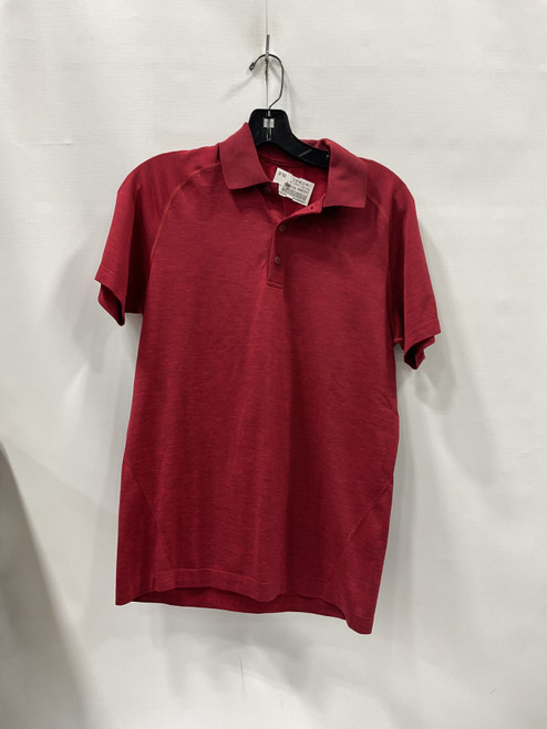 Vist Large View of Product Image Which is Used Lululemon Athletica Mens Short Sleeve Top S/14-14.5