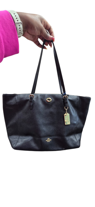 Vist Large View of Product Image Which is Used Coach Large Leather Handbag