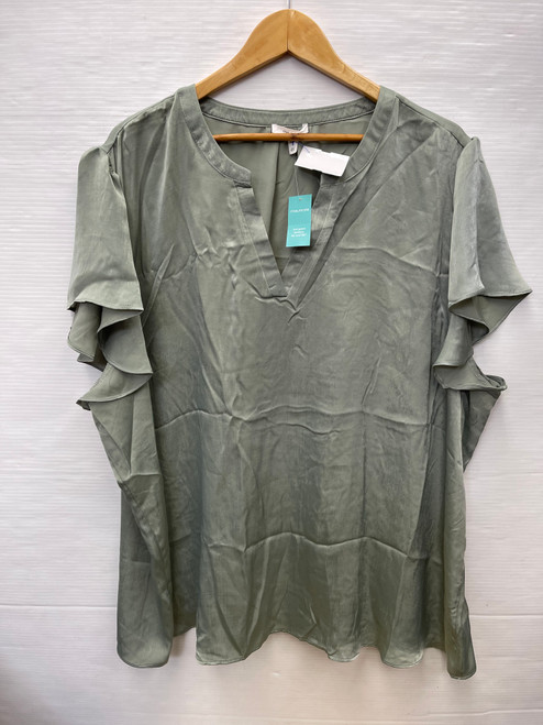 Vist Large View of Product Image Which is Used Maurices Short Sleeve Top 4X-24