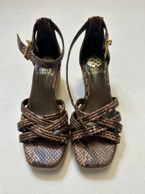 Vist Large View of Product Image Which is Used Vince Camuto Wedge Sandals 9